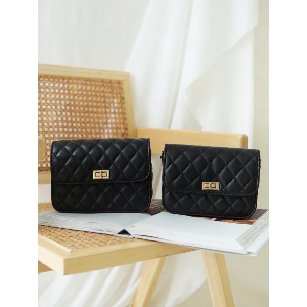 Black Gold Chain Bag - Image 2