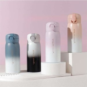 Stainless Steel Double Wall Insulated Thermos Outdoor Travel Mugs Tumbler Leak-proof