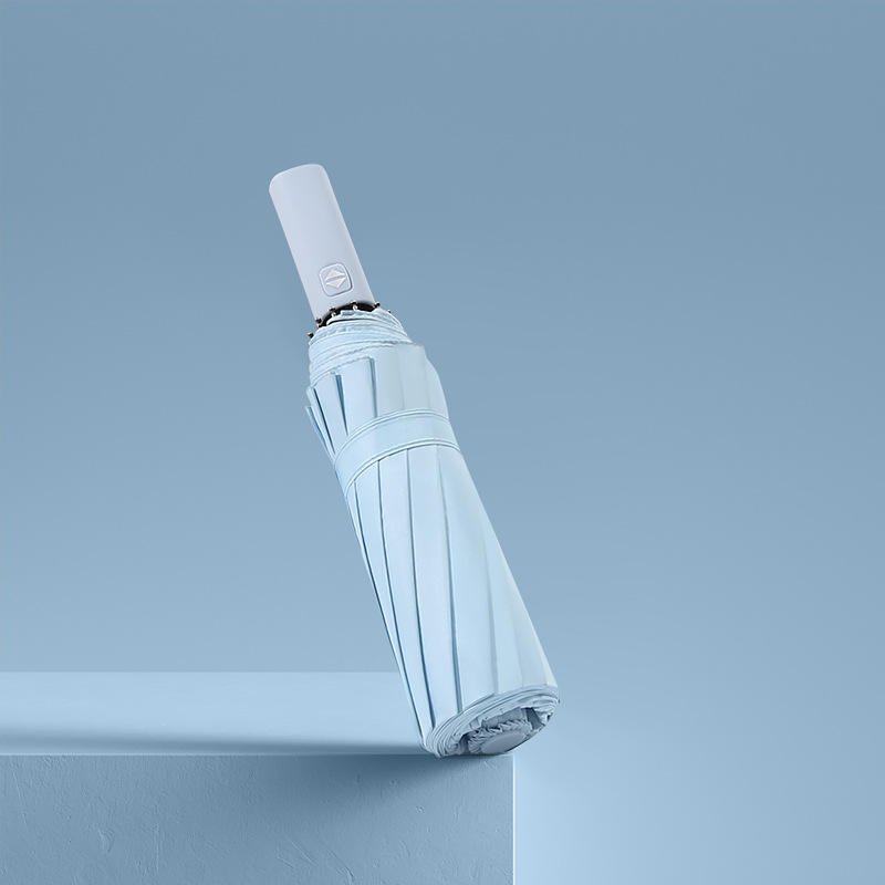 Umbrella Printed Logo Advertising Reinforced Foldable Design Business Sunny Day Use Wholesale Umbrella