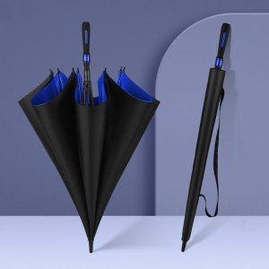 Automatic Opening 62 Inch Men Windproof Double Layer Vented Golf Umbrella for Promotional Custom logo Printing for the Rain